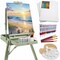 Best Choice Products; Best Choice Products French Easel, 32pc Beginners Kit Portable Wooden Adjustable Tripod w/ Paint Supplies; Category:Portable & Outdoor Easels; Image:2